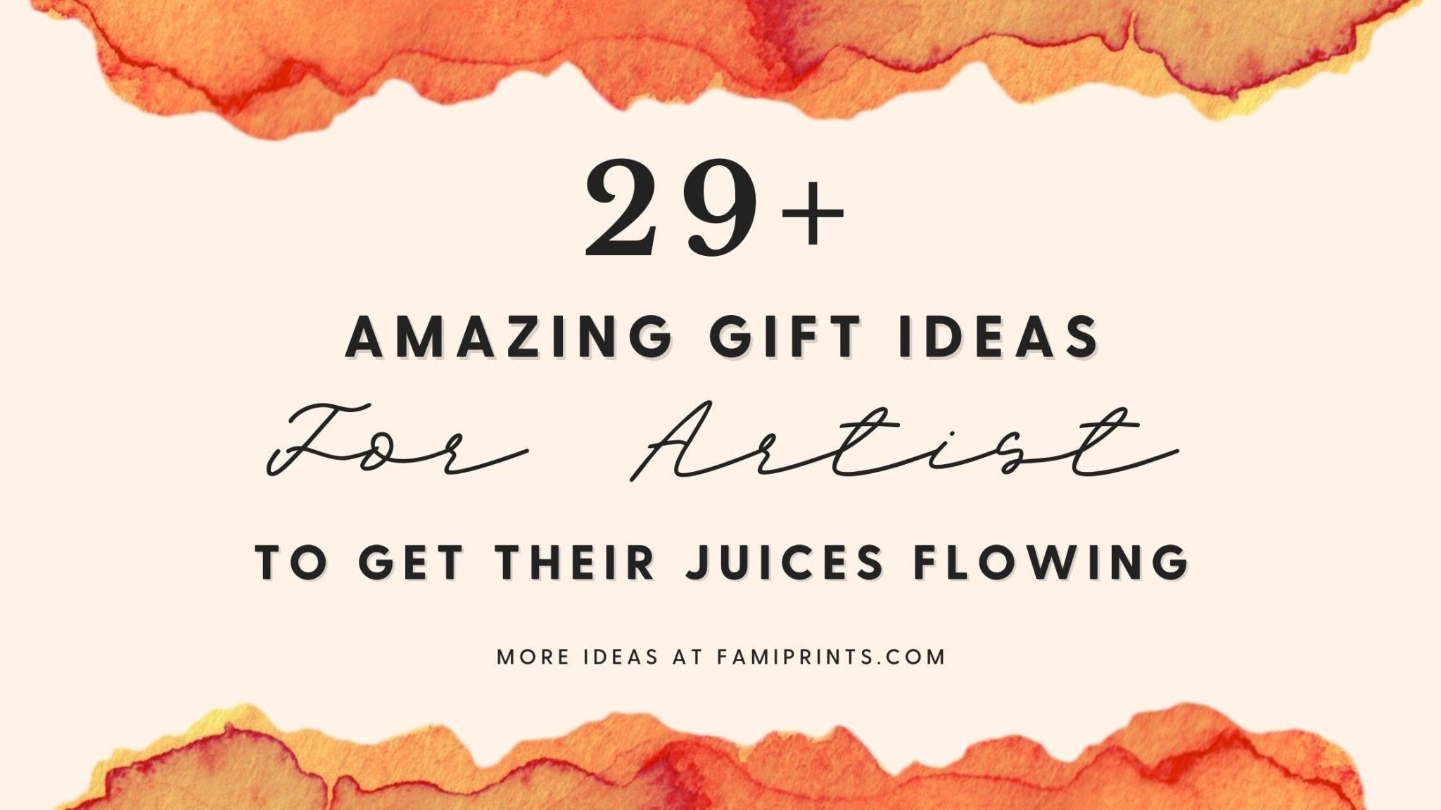 29+ Amazing Gift Ideas For Artist To Get Their Juices Flowing | FamiPrints | Trending Customizable Family Gifts