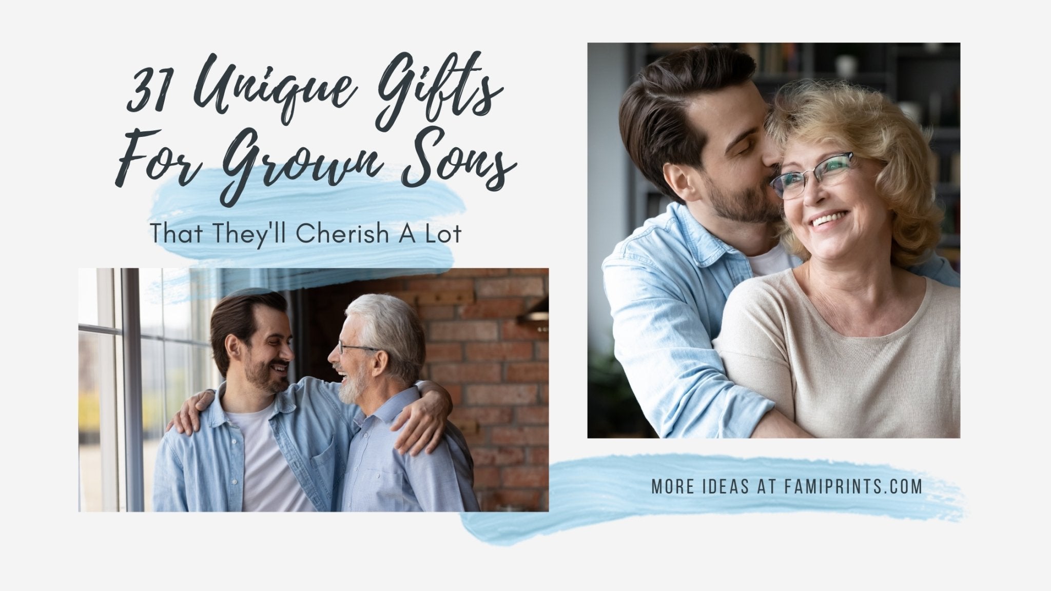 31 Unique Gifts For Grown Sons That They'll Cherish A Lot | FamiPrints | Trending Customizable Family Gifts