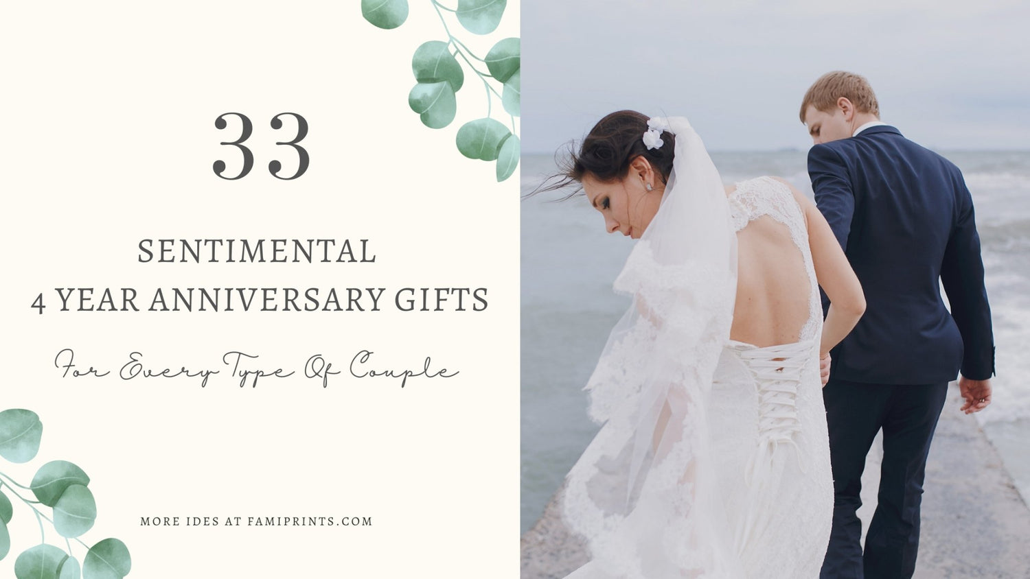 33 Sentimental 4 Year Anniversary Gifts For Every Type Of Couple (2022 Guide) - FamiPrints | Trending Customizable Family Gifts