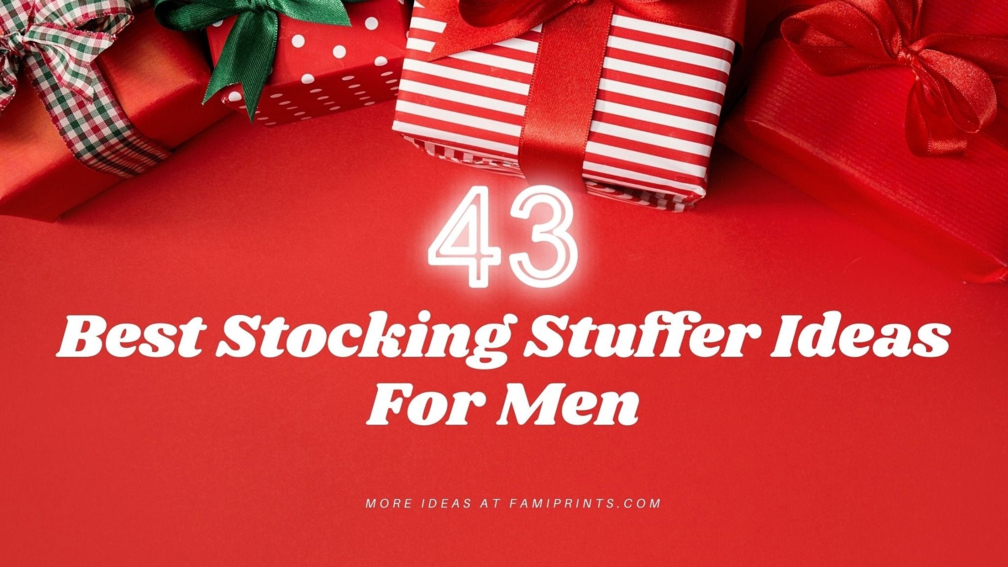 Men's  Stocking Stuffer Gift Guide