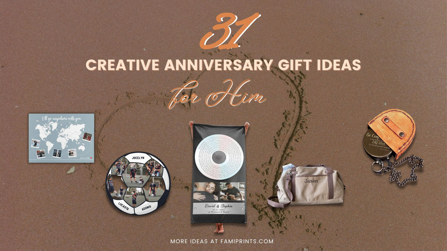 Top 19+ Unique First Year Anniversary Gifts for Him, Her & Couples