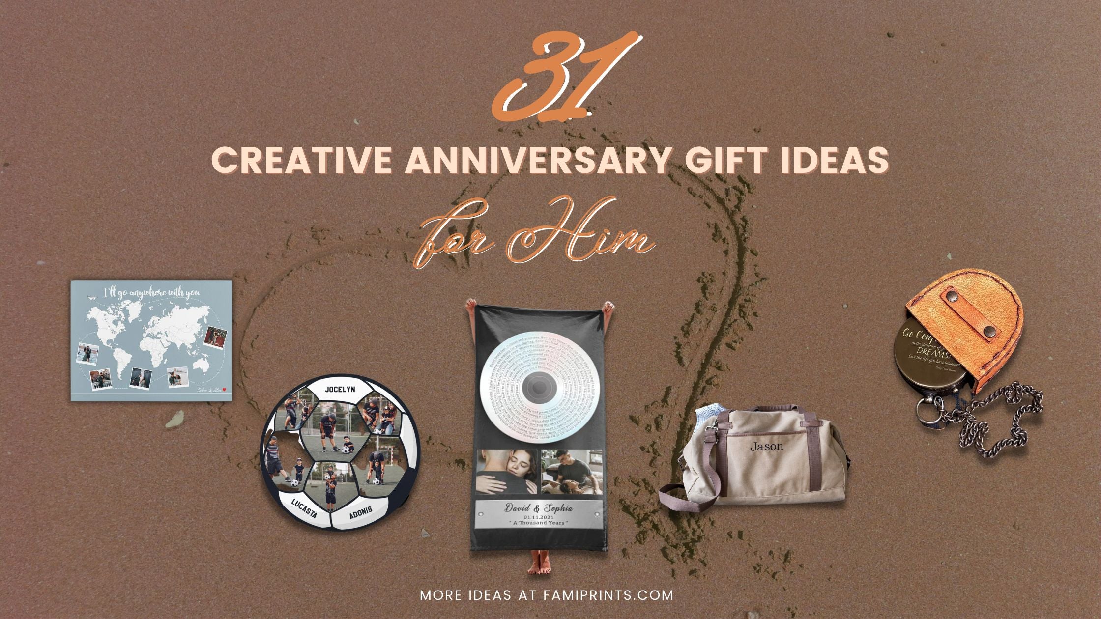 Top 19+ Unique First Year Anniversary Gifts for Him, Her & Couples