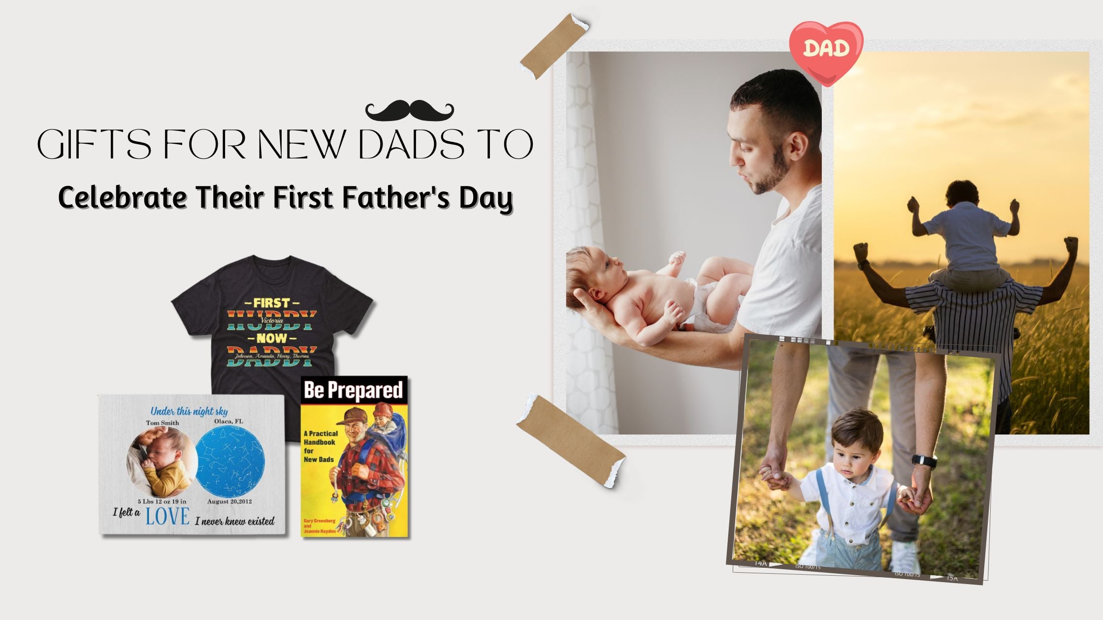 31+ Gifts For New Dads To Celebrate Their First Fathers Day 2022 ( From Mom & Baby) - FamiPrints | Trending Customizable Family Gifts