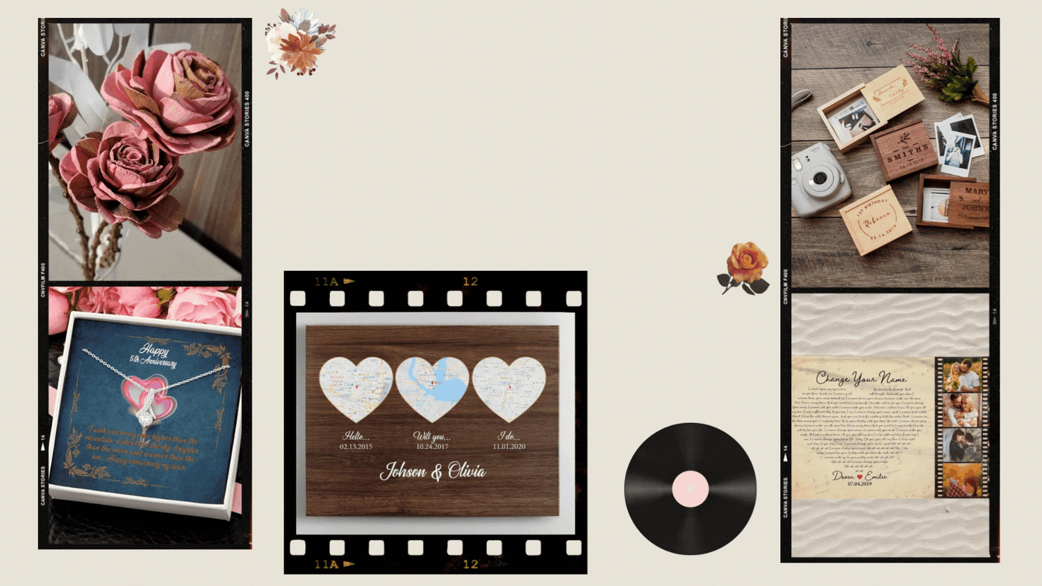 47+ Creative 5 Year Anniversary Gift Ideas For Him, Her & Couples - FamiPrints | Trending Customizable Family Gifts