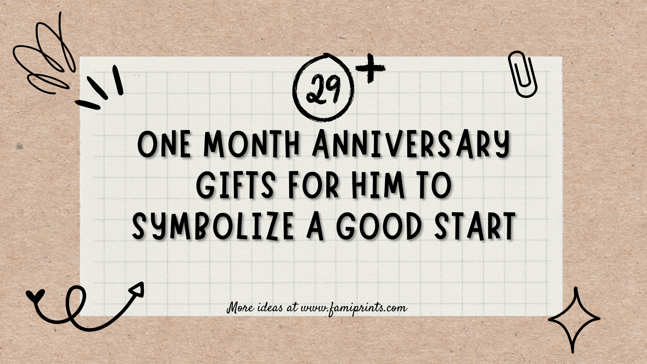 29 One Month Anniversary Gifts For Him To Symbolize A Good Start