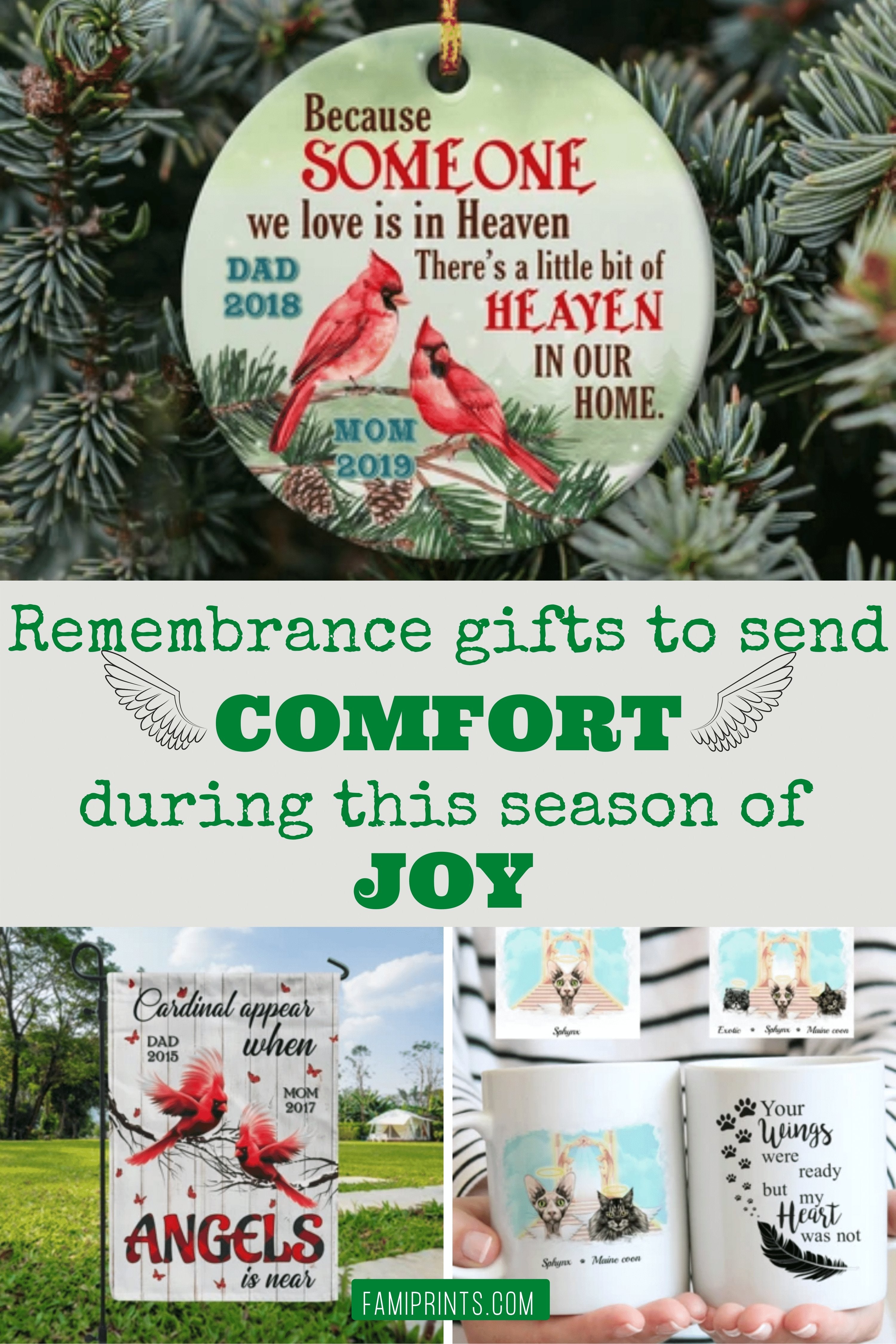 Personalized Memorial Keepsake & Remembrance Gift Ideas | FamiPrints | Trending Personalized Family Gifts