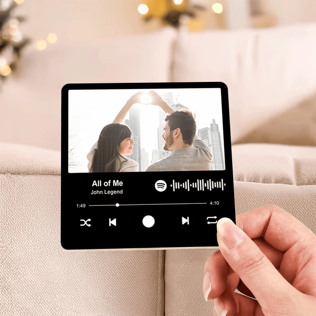 Personalized Music Fridge Magnet Can Play Songs