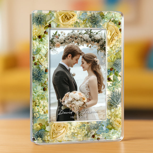 Personalized Wedding Photo Acrylic Plaque