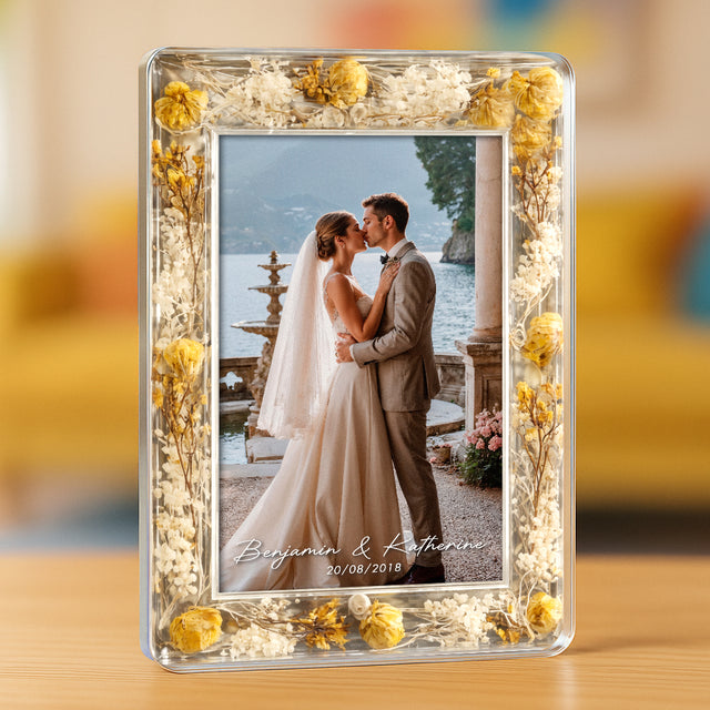 Personalized Wedding Photo Acrylic Plaque