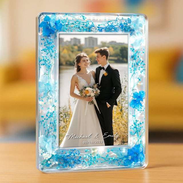 Personalized Wedding Photo Acrylic Plaque