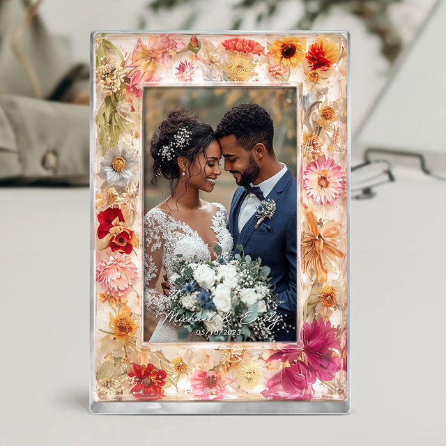 Personalized Wedding Photo Acrylic Plaque