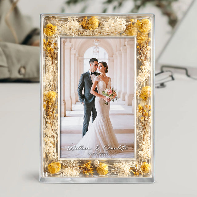Personalized Wedding Photo Acrylic Plaque