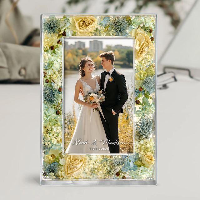 Personalized Wedding Photo Acrylic Plaque