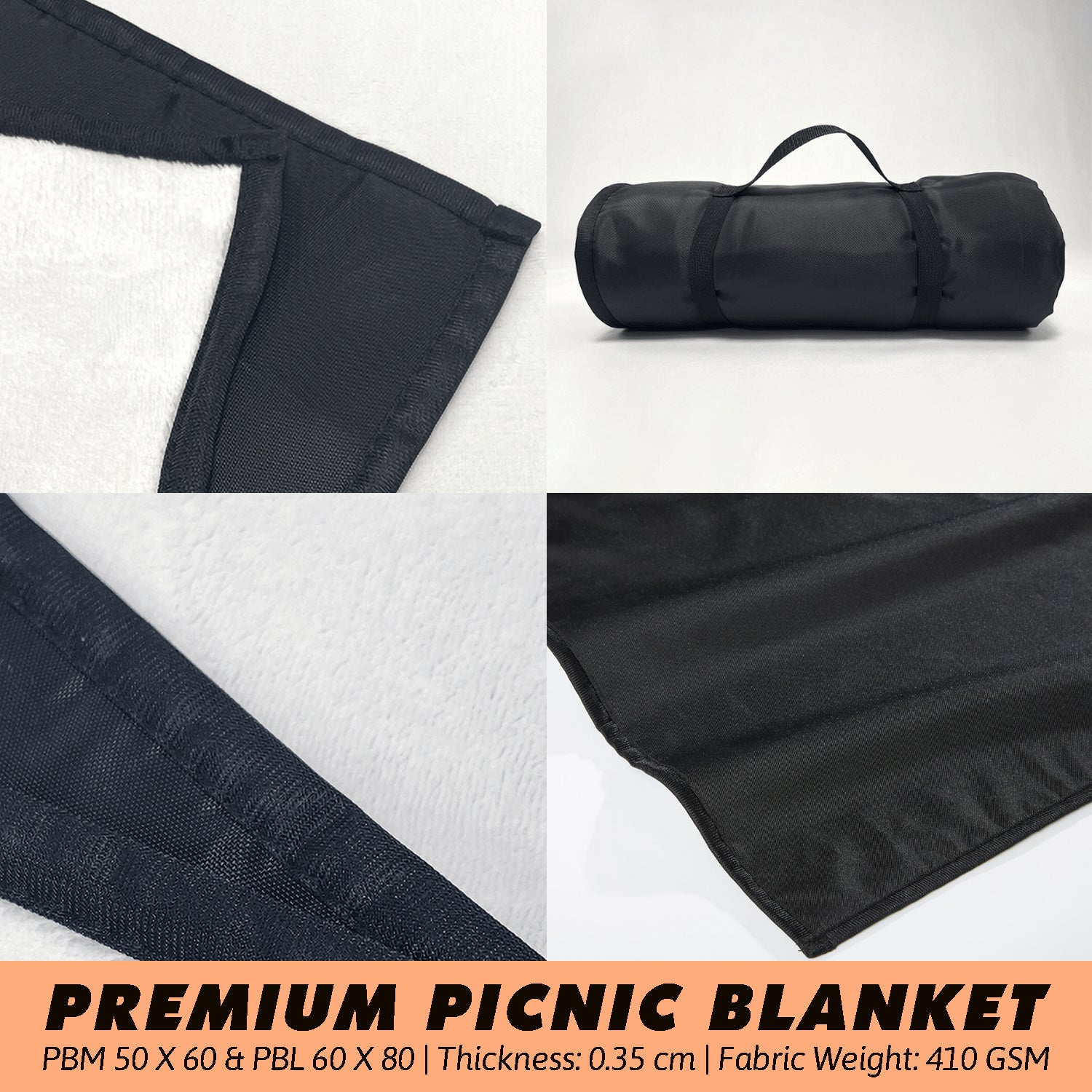 Minimalist Custom Song Lyric Picnic Blanket