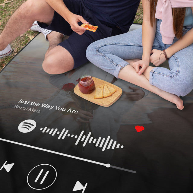 Custom Photo Picnic Blanket