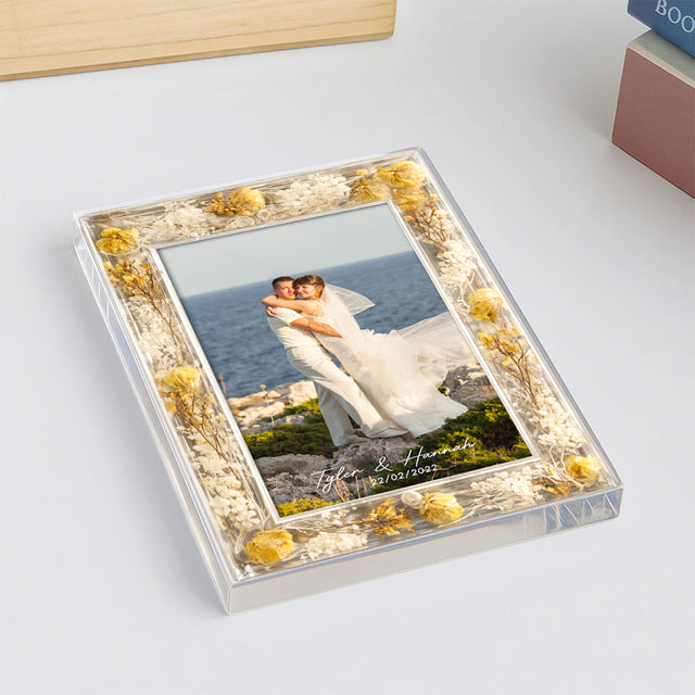 Personalized Wedding Photo Acrylic Plaque
