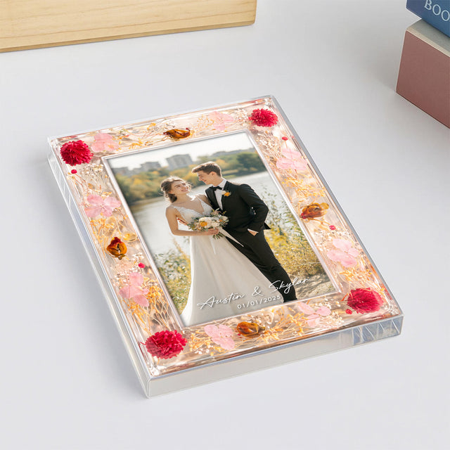 Personalized Wedding Photo Acrylic Plaque