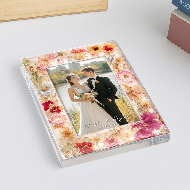 Personalized Wedding Photo Acrylic Plaque
