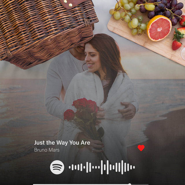 Custom Photo Picnic Blanket