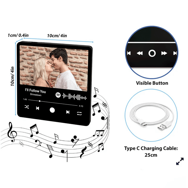Personalized Music Fridge Magnet Can Play Songs