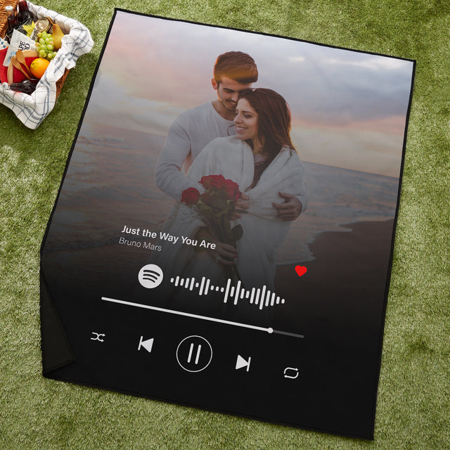 Custom Photo Picnic Blanket