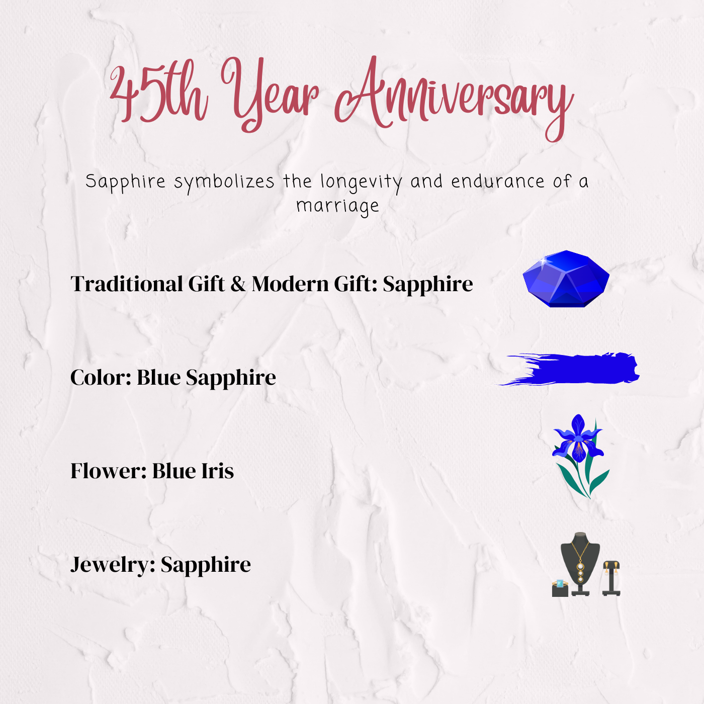 45th year anniversary