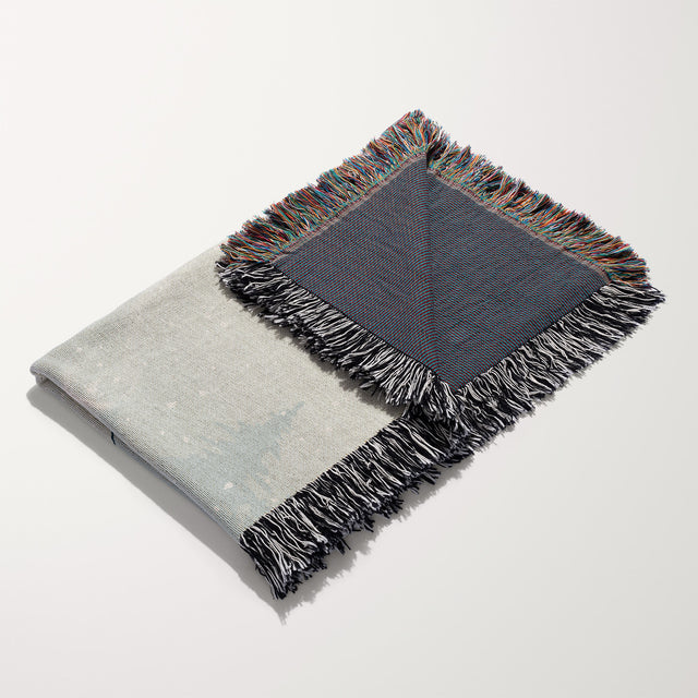 Personalized Polar One Line Art Christmas Comfort Blanket