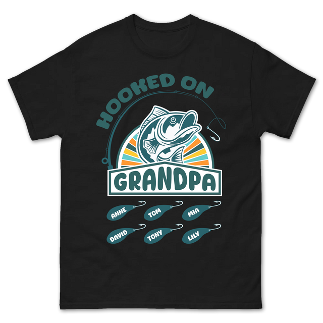 Hooked on Grandpa Shirt