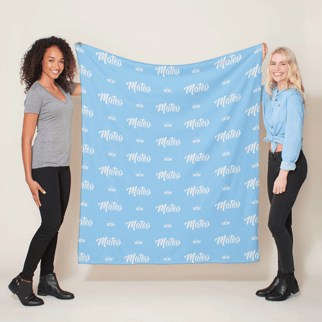 Personalized with Name Blanket