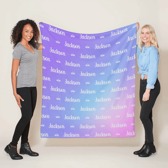 Personalized with Name Blanket