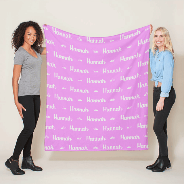 Personalized with Name Blanket