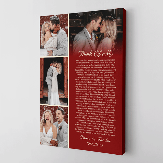 Personalized Photos & Song Lyrics, Meaningful Wall Art