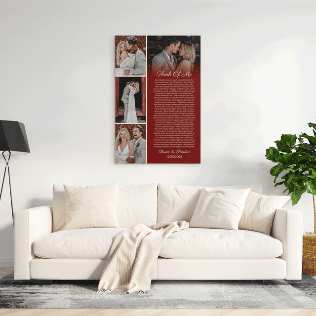 Personalized Photos & Song Lyrics, Meaningful Wall Art