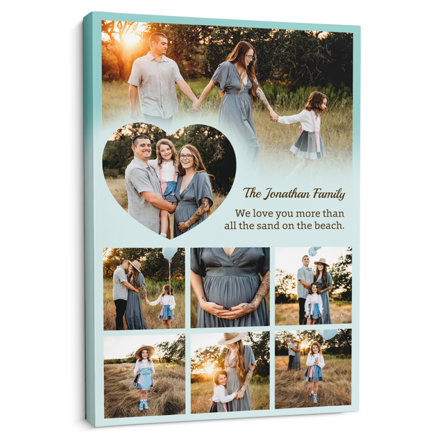 Personalized Mom Text & Photo Collage Custom 8 Pictures