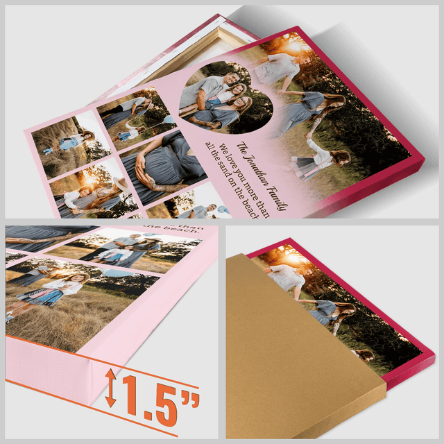 Personalized Mom Text & Photo Collage Custom 8 Pictures