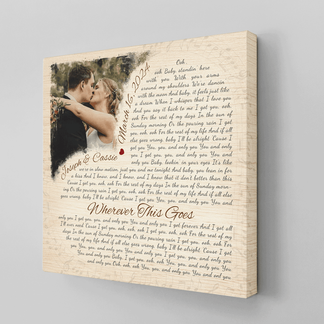 Custom Watercolor & Heart-Shaped Wall Art