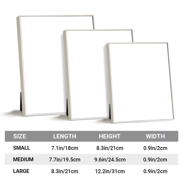 Custom LED Mirror Frame Lamp – Customize Name, Photos & Heartfelt Message