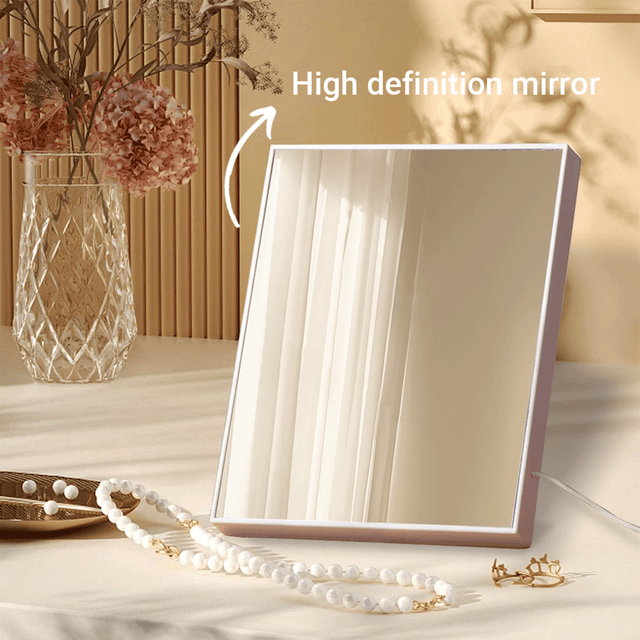 Custom LED Mirror Frame Lamp – Personalized Song, Photo & Music Player Style