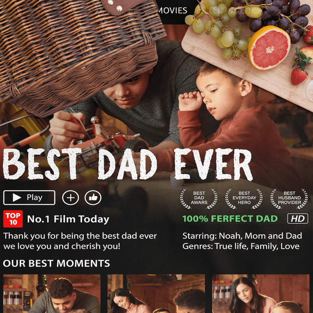 Dadflix Custom Picnic Blanket