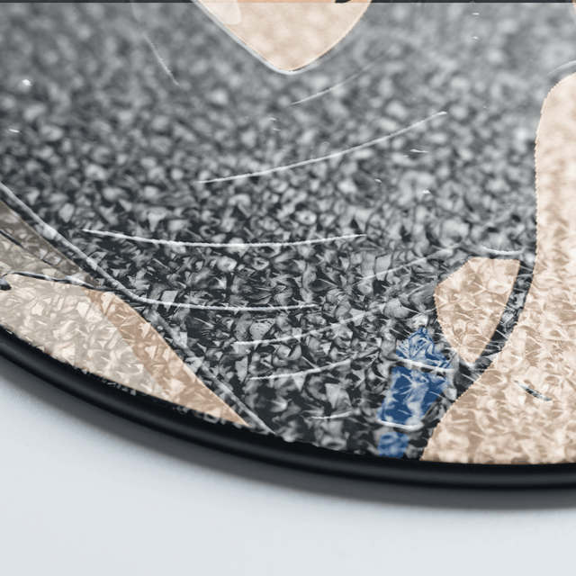 Personalized Photo with Heart Design Stained Glass Suncatcher: