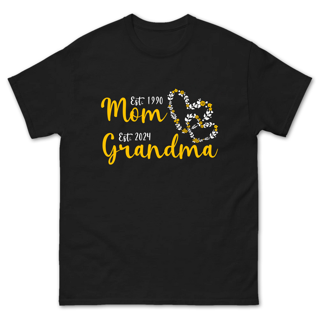 Personalized from Mom to Grandma Shirt