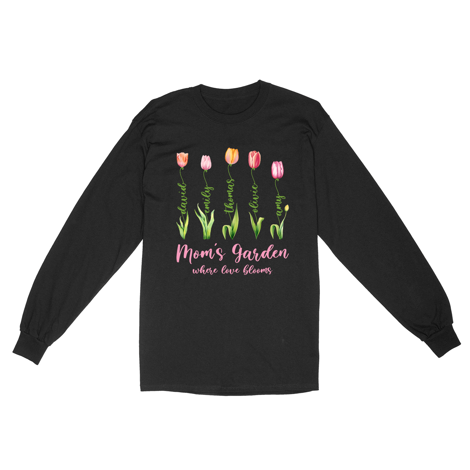 Personalized Mom's Garden Custom Name Shirt