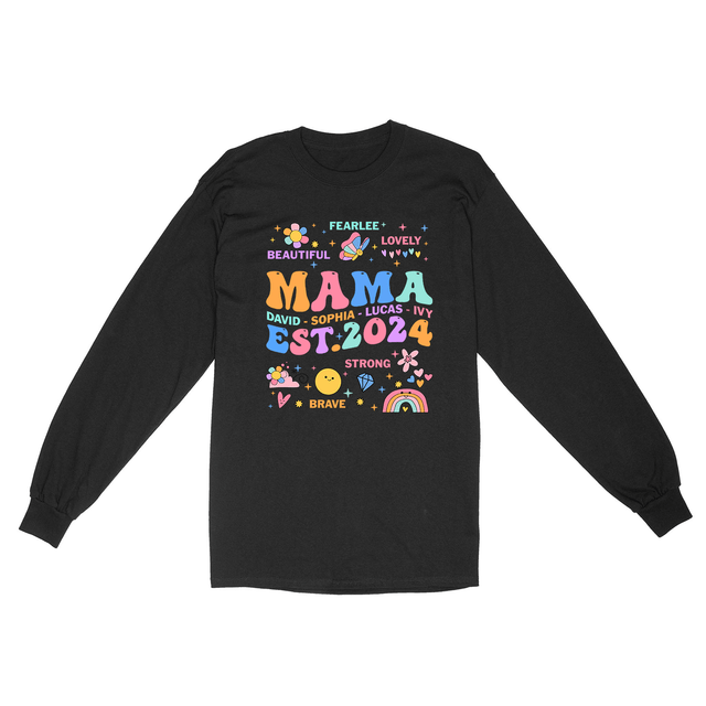 Personalized Mom Adjectives Shirt