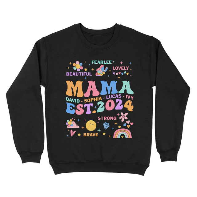 Personalized Mom Adjectives Shirt