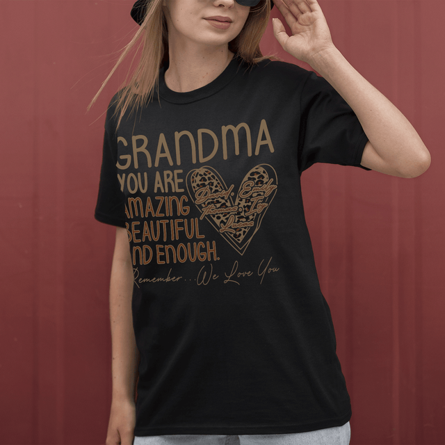 Personalized Grandma Heart Shirt