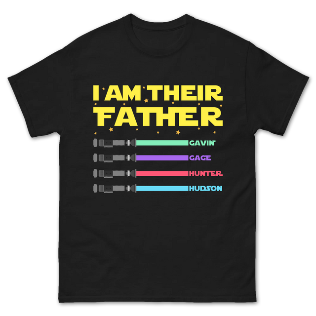 Personalized I Am Their Father Shirt