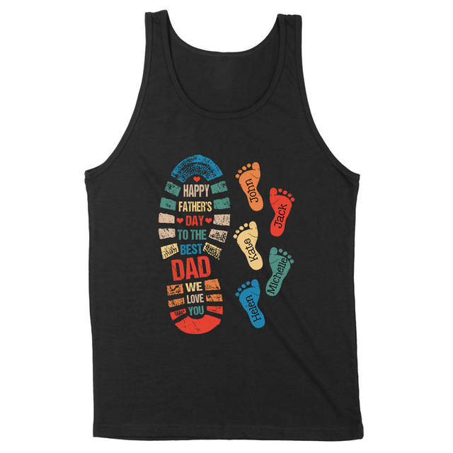 Personalized Father's Day to the Best Dad Shirt