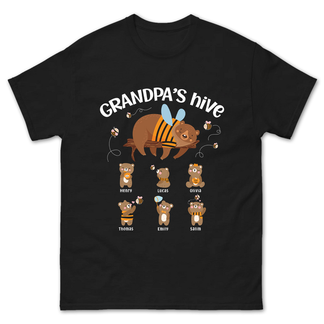 Custom Grandpa's Hive Design Shirt