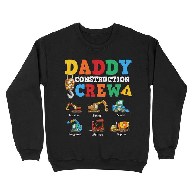 Custom Daddy Construction Crew Design Shirt