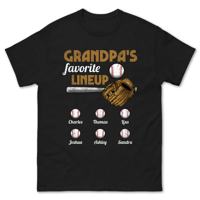 Grandpa's Favorite Lineup Shirt